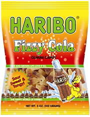 Haribo Fizzy Cola 5 oz (12 Bags Per Case)